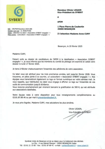 L'APIM a obtenu son label !