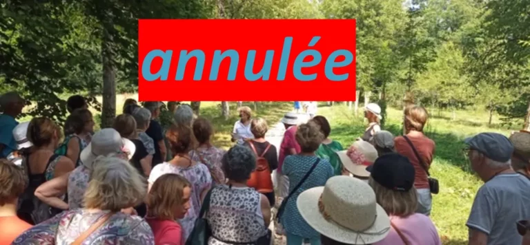 ANNULEE en raison des orages …Les Granges . mercredi 27 août 2025