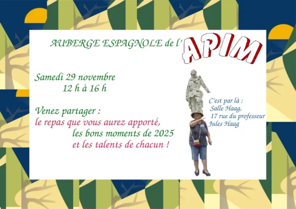 Auberge espagnole du 29 novembre 2025
