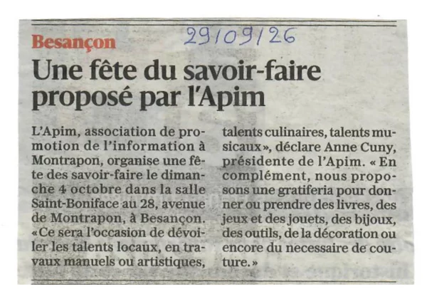 Est Républicain 29 septembre 2026